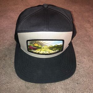 FOUNDATION CIGARS ADJUSTABLE STRAPBACK HAT CAP RARE BLACK GRAY